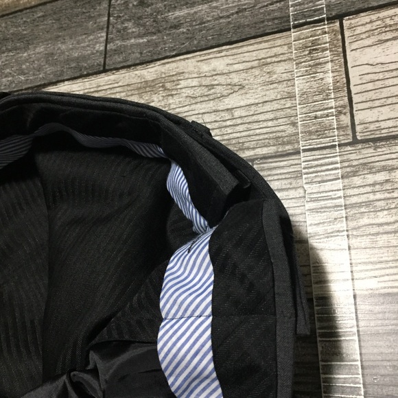 Lands End Traditional Fit Wool Dress Pants Men’s 36x30 Gray Pleated Cuffed - Picture 11 of 11